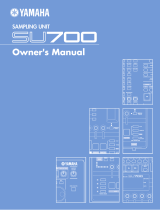 Yamaha SU700 Manual de usuario