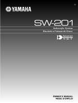 Yamaha SW-201 El manual del propietario