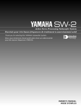 Yamaha SW-2 Manual de usuario