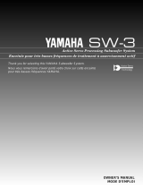 Yamaha SW-3 Manual de usuario