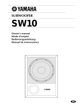 Yamaha SW10 El manual del propietario