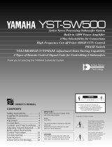 Yamaha SW500 El manual del propietario