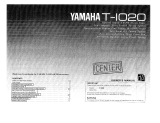 Yamaha T-1020 El manual del propietario