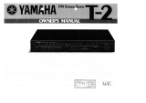 Yamaha T-2 El manual del propietario