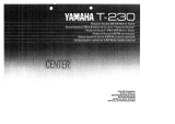 Yamaha T-230 El manual del propietario