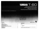 Yamaha T-60 El manual del propietario