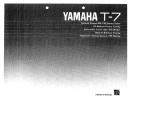 Yamaha T-7 El manual del propietario