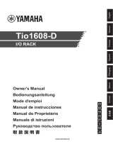 Yamaha TIO1608-D El manual del propietario