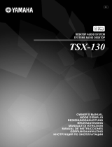 Yamaha TSX-130 Black Manual de usuario
