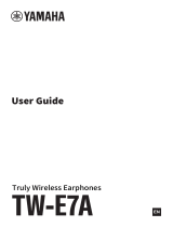 Yamaha TW-E7A Truly Wireless Earphones Manual de usuario