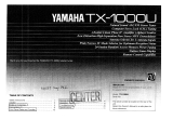 Yamaha TX-1000 El manual del propietario