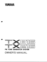Yamaha TX816 El manual del propietario