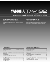 Yamaha TX-492 El manual del propietario
