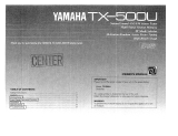 Yamaha TX-500U El manual del propietario