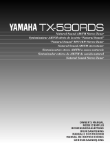 Yamaha TX-590RDS Manual de usuario