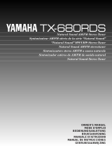 Yamaha TX-680RDS El manual del propietario