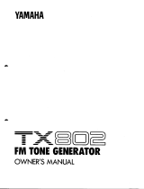 Yamaha TX 802 Manual de usuario