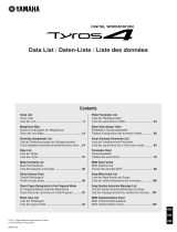 Yamaha TYROS 4 El manual del propietario