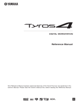 Yamaha Tyros4 Manual de usuario