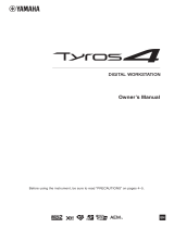 Yamaha TYROS 4 El manual del propietario