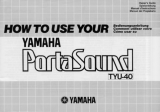 Yamaha TYU-40 El manual del propietario