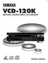 Yamaha VCD-120K Manual de usuario