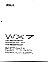 Yamaha WX7 El manual del propietario