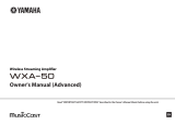 Yamaha Wireless Streaming Amplifire WXA-50 Manual de usuario