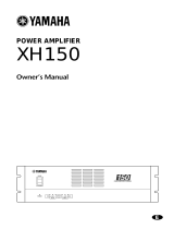 Yamaha XH150 Manual de usuario