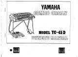 Yamaha YC-45D El manual del propietario