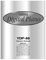 Yamaha YDP-88 Manual de usuario