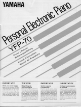 Yamaha YFP-70 El manual del propietario