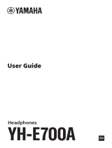 Yamaha Headphones YH-E700A Manual de usuario