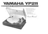 Yamaha YP-10 El manual del propietario