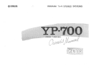 Yamaha YP-700 El manual del propietario