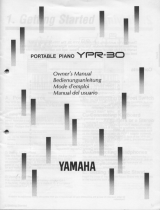 Yamaha YPR-30 El manual del propietario