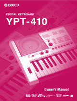 Yamaha YPT410MS - 61 Key Portable Keyboard Manual de usuario