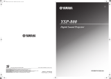 Yamaha YSP 800 - Digital Sound Projector Five CH Speaker El manual del propietario