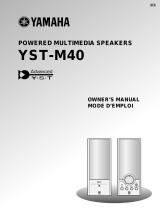 Yamaha YST-M40 El manual del propietario