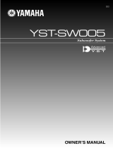Yamaha YST-SW005 El manual del propietario