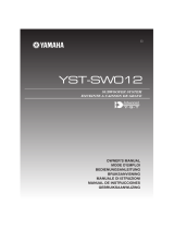 Yamaha YST-SW012 El manual del propietario