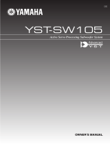 Yamaha YST-SW105 El manual del propietario