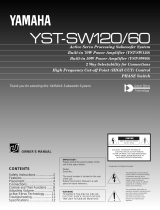 Yamaha YST-SW120/60 Manual de usuario