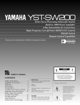 Yamaha YST-SW200 El manual del propietario