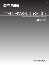 Yamaha YST-SW305 Manual de usuario