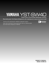 Yamaha YST-SW40 El manual del propietario