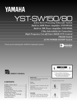 Yamaha YST-SW150/80 Manual de usuario