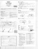 Yamaha YT-1000 El manual del propietario