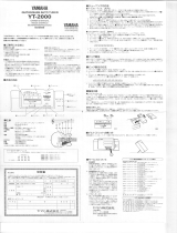 Yamaha YT-2000 El manual del propietario