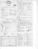 Yamaha YT-2200 El manual del propietario